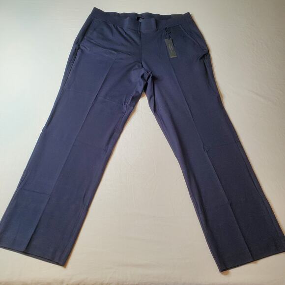 Lane Bryant Women's Size 22/24L NWT Ponte Pull-On Straight Leg Pant Blue - Picture 4 of 9